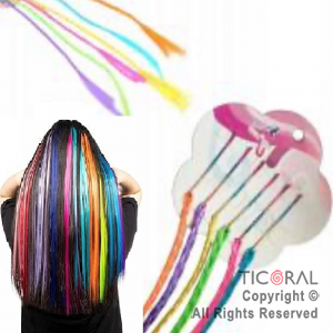 EXTENSION MECHAS DE PELO FLUO NEON 6 X 12